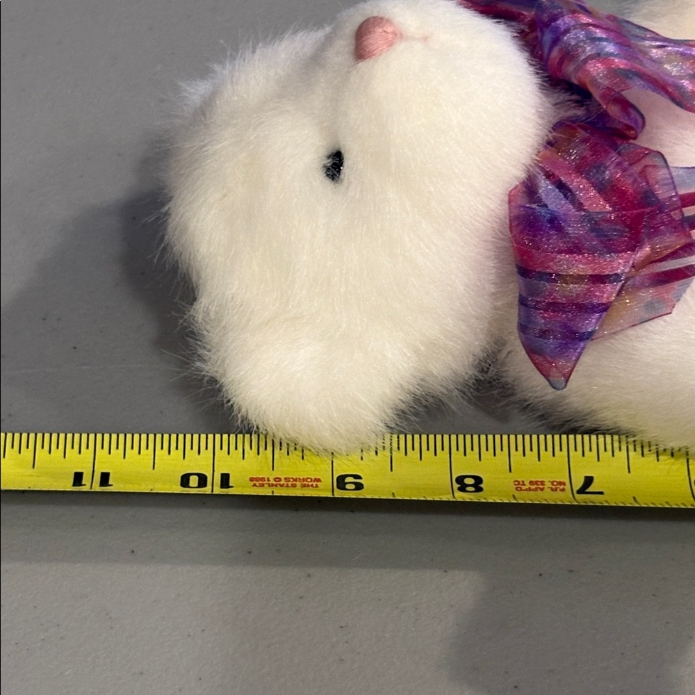 Boyds Bears Kimmy White Teddy Bear with Easter Egg on Foot - Picture 14 of 15